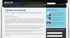 Desktop Screenshot of enjoysnellisle.com