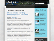 Tablet Screenshot of enjoysnellisle.com